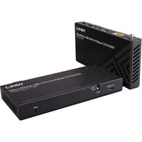 Lindy Extendeur KVM HDBaseT Cat.6 150m, Extension HDMI Noir