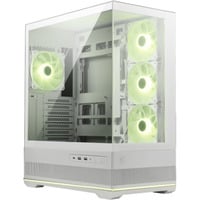 MSI MAG PANO 110R PZ WHITE unité centrale Midi Tower Blanc, boîtier pc Blanc | 2x USB-A | 1x USB-C | Verre Trempé