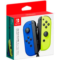 Nintendo Set de 2 Joy-Con, Commande de mouvement Bleu/néon jaune