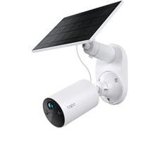 TP-Link Tapo C410 Kit Balle (forme) Caméra de sécurité IP Extérieure 2304 x 1296 pixels Plafond/mur, Caméra de surveillance Caméra de sécurité IP, Extérieure, Sans fil, Amazon Alexa & Google Assistant, CE, FCC, DOE, CEC, RCM, KC, NCC, BSMI, NTRA, IP65, Plafond/mur