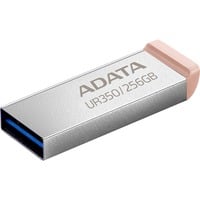 ADATA UR350 lecteur USB flash 256 Go USB Type-A 3.2 Gen 1 (3.1 Gen 1) Marron, Acier inoxydable, Clé USB Nickel/Marron, 256 Go, USB Type-A, 3.2 Gen 1 (3.1 Gen 1), Sans capuchon, 3,5 g, Marron, Acier inoxydable