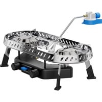 Campingaz Réchaud de camping Camp & Trek Twin Connect cuisinière à gaz gaz Argent/Noir