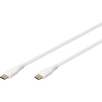 Digitus Câble de connexion en silicone USB 2.0 USB-C > USB-C Blanc