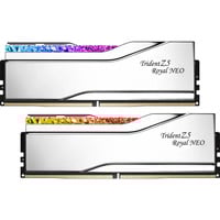 G.Skill 32 Go DDR5-6000 Kit, Mémoire vive Argent, F5-6000J2636H16GX2-TR5NS, Trident Z5 Royal Neo, EXPO