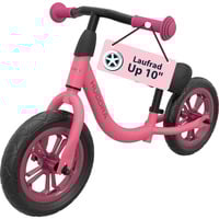 HUDORA Laufrad Up 10", Vélo d'équilibre rose fuchsia