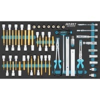 Hazet Set d'embouts de tournevis à douille 163-603/52, taille 4/3+, Set d'outils 