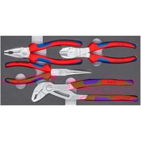 KNIPEX Zangen-Set Basic Chrome 00 20 01 V17, Set de pinces 4 pièces
