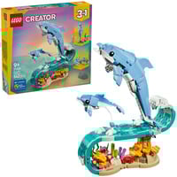 LEGO Creator 3-en-1 Animaux marins : Magnifiques dauphins, Jouets de construction 