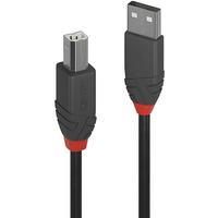 Lindy Câble USB 2.0 Type A vers B, Anthra Line Noir