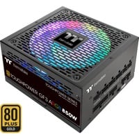 Thermaltake GF3 ARGB Gold Series (750W/850W) alimentation  modulaire 850 watt Noir, 4x PCIe