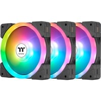 Thermaltake Ventilateur de refroidissement PC SWAFAN EX14 ARGB Sync TT Édition Premium ventilateurs de boîtier Noir, 3 pièces, 140 x 140 x 25 mm