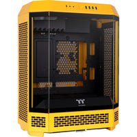 Thermaltake boîtier midi tower Jaune | 4x USB-A | 1x USB-C | Verre Trempé