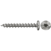 fischer Vis pour panneaux agglomérés PowerFast II 4,5x40 tête demi-ronde TX 