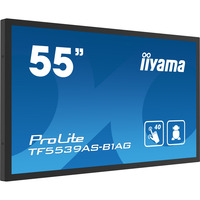 iiyama ProLite TF5539AS-B1AG, Affichage public Noir (Mat)