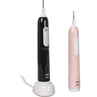 Braun Pro 1 Duo Cross Action avec 2ème manche, Brosse a dents electrique Noir/Rose