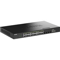 D-Link DGS-1530-28P/E commutateur réseau Géré L2 Gigabit Ethernet (10/100/1000) Connexion Ethernet, supportant l'alimentation via ce port (PoE) Noir, Switch Noir, Géré, L2, Gigabit Ethernet (10/100/1000), Full duplex, Connexion Ethernet, supportant l'alimentation via ce port (PoE), Grille de montage