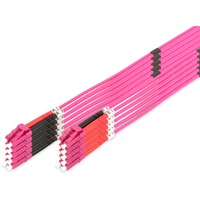 Digitus Câble de raccordement LWL, duplex, connecteur LC > LC, multimode OM4 Violet clair