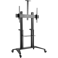 Digitus Chariot de présentation TV DA-90452 avec étagères, Support Noir
