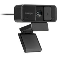 Kensington W1050 Webcam 1080p avec grand angle et mise au point fixe Noir, 3 MP, 1920 x 1080 pixels, Full HD, 30 ips, 1080p, 2x
