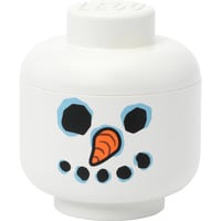 Room Copenhagen Tête de rangement LEGO "Snowman", petite, Boîte de rangement Blanc