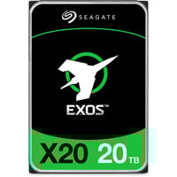 Seagate Enterprise Exos X20 disque dur 20 To 7200 tr/min 3.5" Série ATA III 20 To, 7200 tr/min, 3.5", Série ATA III, Vente au détail