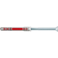 fischer DuoXpand 10x80 T, Cheville Gris clair/Rouge
