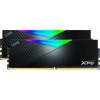 ADATA LANCER RGB module de mémoire 32 Go 2 x 16 Go DDR5, Mémoire vive Noir, 32 Go, 2 x 16 Go, DDR5, 6000 MHz
