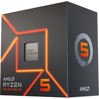 AMD Ryzen 5 7600, 4,0 GHz (5,2 GHz Turbo Boost) socket AM5 processeur Unlocked, Boxed, Wraith Stealth, processeur en boîte