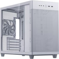 ASUS PRIME AP201 CASE TG WHITE Mini Tower Blanc, boîtier pc Blanc | 2x USB-A | 1x USB-C | Verre Trempé