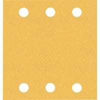 Bosch 2 608 900 893 fourniture de ponçage et de meulage rotatif Bois pâte sablée, Feuille abrasive pâte sablée, Bois, Bosch, Marron, Rectangulaire, 107 mm