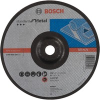 Bosch Disques à tronçonner Standard for Metal, Meule d’affûtage Disque de meulage, Métal, Rond, 2,22 cm, 23 cm, 6 mm