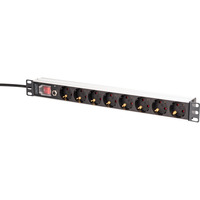 Digitus DN-95436, Multiprise Noir/en aluminium