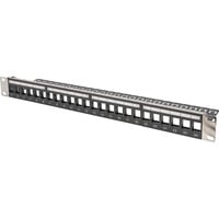 Digitus Panneau de brassage modulaire, 24 ports, non équipé Noir