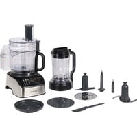 Kenwood MultiPro OneTouch robot de cuisine 1000 W 3 L Noir, Acier inoxydable Balances intégrées Argent/Noir, 3 L, Noir, Acier inoxydable, Boutons, 1,5 L, Plastique, Plastique
