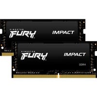 Kingston FURY  Kit 64 Go DDR4-3200, Mémoire vive Noir, KF432S20IBK2/64, Impact