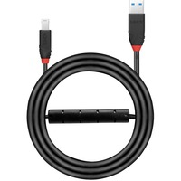 Lindy 43227 câble USB 10 m USB 3.2 Gen 1 (3.1 Gen 1) USB A USB B Noir Noir, 10 m, USB A, USB B, USB 3.2 Gen 1 (3.1 Gen 1), 5000 Mbit/s, Noir
