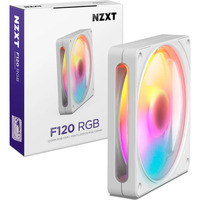 NZXT F120 RGB ventilateur de boîtier Blanc, 120 x 120 x 25 mm, PWM