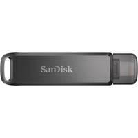 SanDisk iXpand lecteur USB flash 64 Go USB Type-C / Lightning 3.2 Gen 1 (3.1 Gen 1) Noir, Clé USB Noir, 64 Go, USB Type-C / Lightning, 3.2 Gen 1 (3.1 Gen 1), Pivotant, Protection par mot de passe, Noir