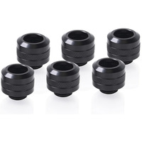 Alphacool Eiszapfen PRO 13mm HardTube Fitting G1/4 - Deep Black, Connecteur Noir