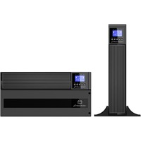 BlueWalker VFI 6000 ICR IoT Double-conversion (en ligne) 6 kVA 6000 W 1 sortie(s) CA, UPS Noir, Double-conversion (en ligne), 6 kVA, 6000 W, Sinusoïde pur, 160 V, 276 V