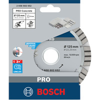 Bosch 2 608 602 652 125mm 1pièce(s) lame de scie circulaire, Disque de coupe Béton, 12,5 cm, 2,22 cm, 2,2 mm, 1 pièce(s)