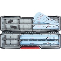Bosch Kit de 20 lames de scie sabre à métaux Tough Box, Jeu de lames de scie 