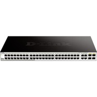 D-Link DGS-1210-52 Géré L2 Gigabit Ethernet (10/100/1000) 1U Noir, Switch Géré, L2, Gigabit Ethernet (10/100/1000), Full duplex, Grille de montage, 1U