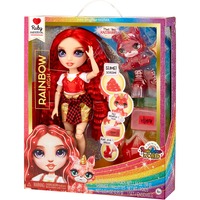MGA Entertainment Classic Rainbow Ruby, Poupée Rainbow High Classic Rainbow Ruby, Poupée mannequin, Femelle, 4 an(s), Garçon/Fille, 280 mm, Multicolore