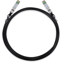 TP-Link TL-SM5220-3M câble de fibre optique SFP+ DAC Noir Noir/Argent, 3 m, DAC, SFP+, SFP+