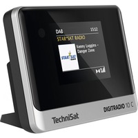 TechniSat DIGITRADIO 10 C, Adaptateur Noir/Argent, Bluetooth, DAB+