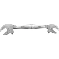 Wera 6006 Joker M / L Clé à fourche double auto-ajustable, Clé plate Argent