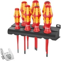 Wera Set de tournevis Kraftform VDE/7 Heavy Metal 2 Rouge/Jaune