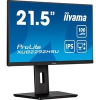 iiyama ProLite XUB2292HSU-B6 écran plat de PC 54,6 cm (21.5") 1920 x 1080 pixels Full HD LED Noir 22" Moniteur Noir (Mat), 54,6 cm (21.5"), 1920 x 1080 pixels, Full HD, LED, 0,4 ms, Noir