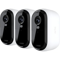 Arlo Essential caméra extérieure 2K, Caméra de surveillance Blanc/Noir